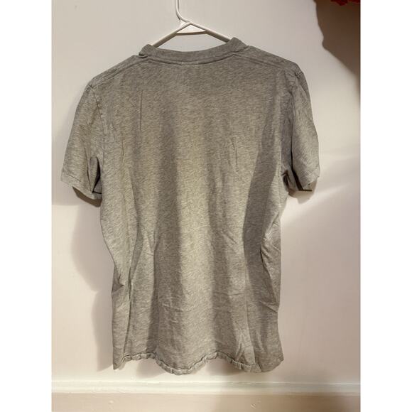 VTG Abercrombie Fitch Shirt Mens L Gray Muscle Short Sleeve Graphic Logo Tee Y2K - Picture 2 of 7